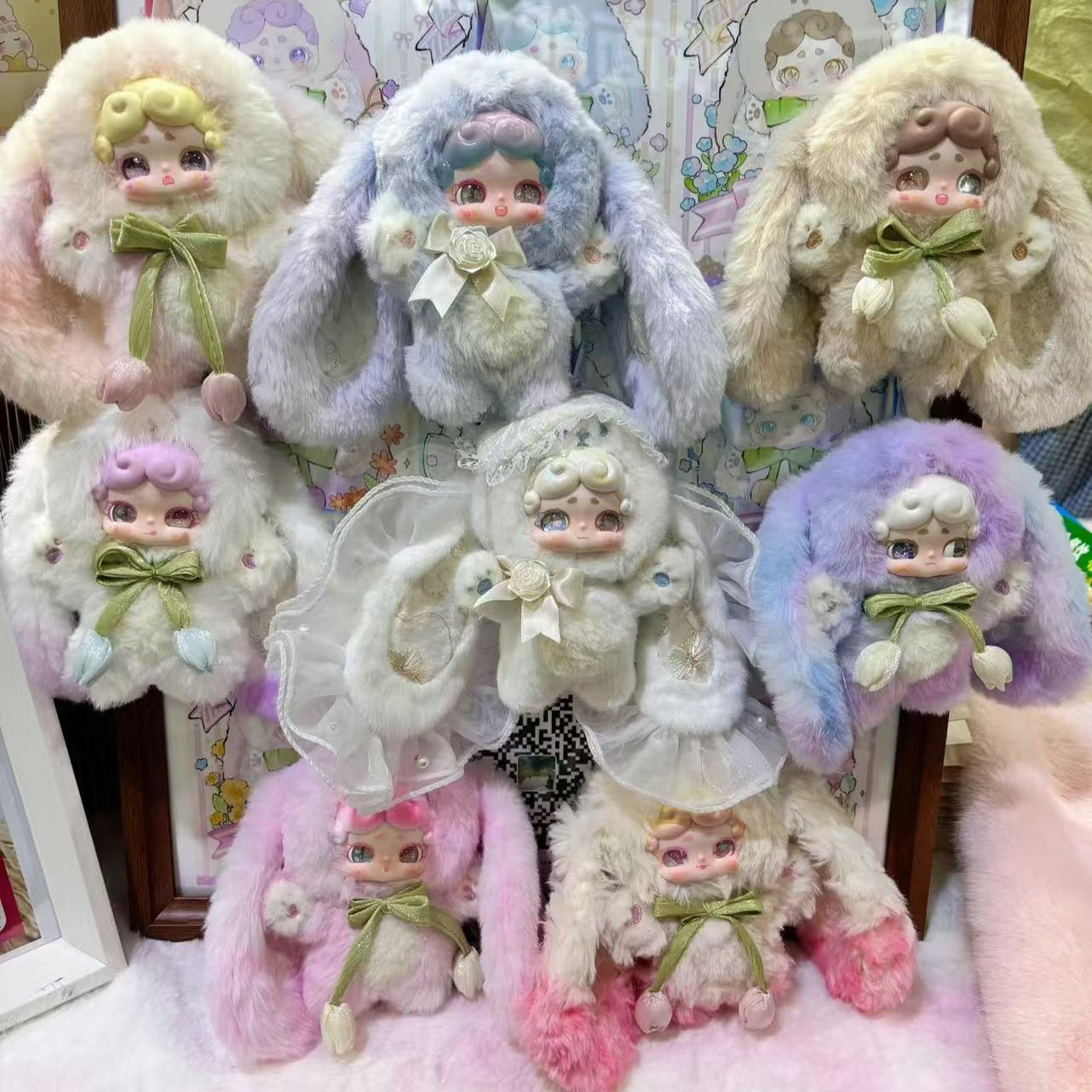 Lucky DeerNai  V2 Goodnight Rabbit Series Pendant Vinyl Blind Box