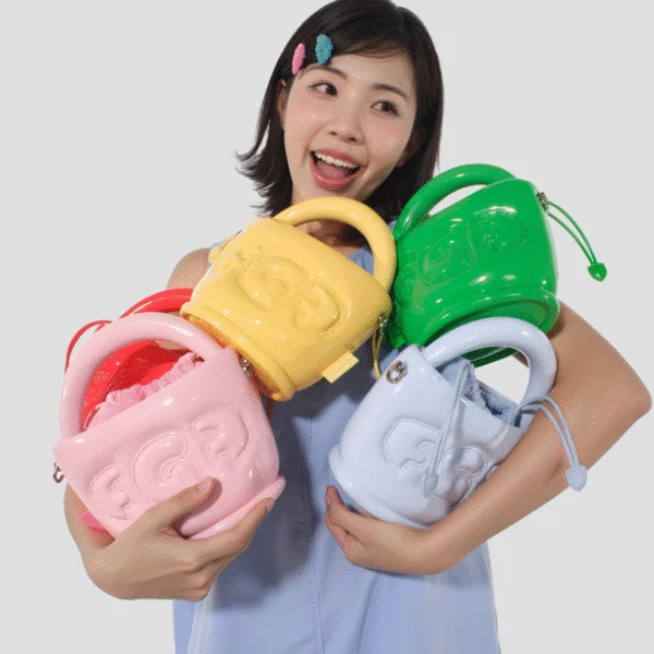 【Link No.4】Fungoofun Lovable Stylish  Unique Designer  EVA Crossbody Tote/shoulder/cross body/storage Bag