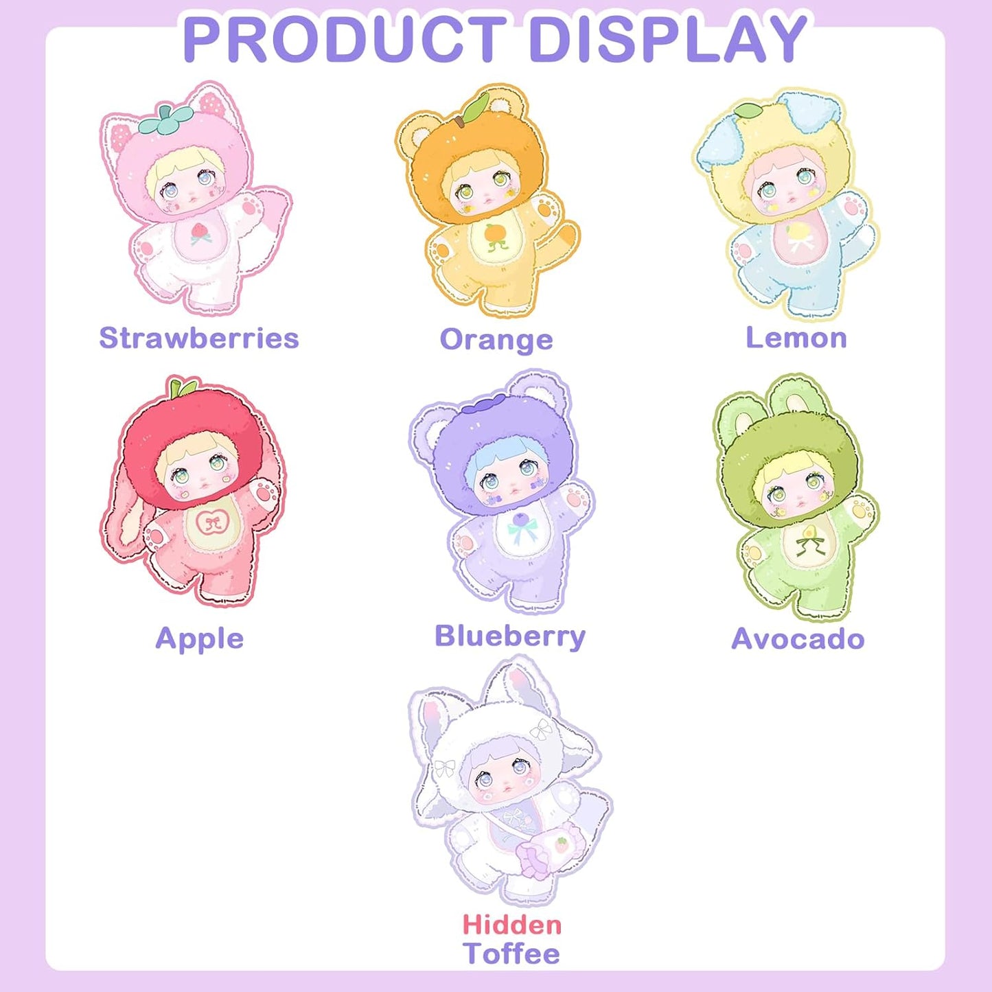 Nommi-Nommi V3 Interesting Fruits  Series Blind Box Plush