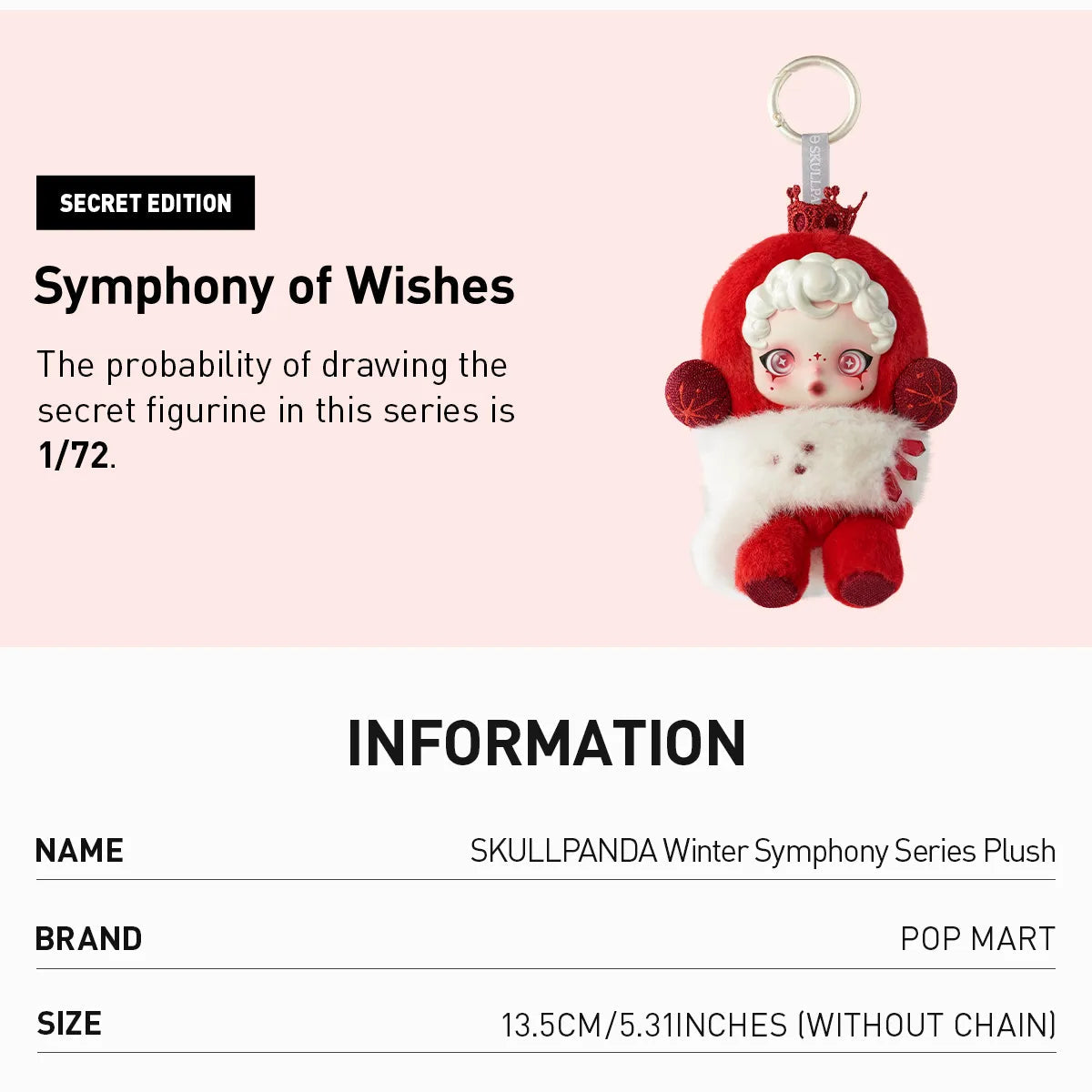 Skull Panda -Winter Symphony Series Plush